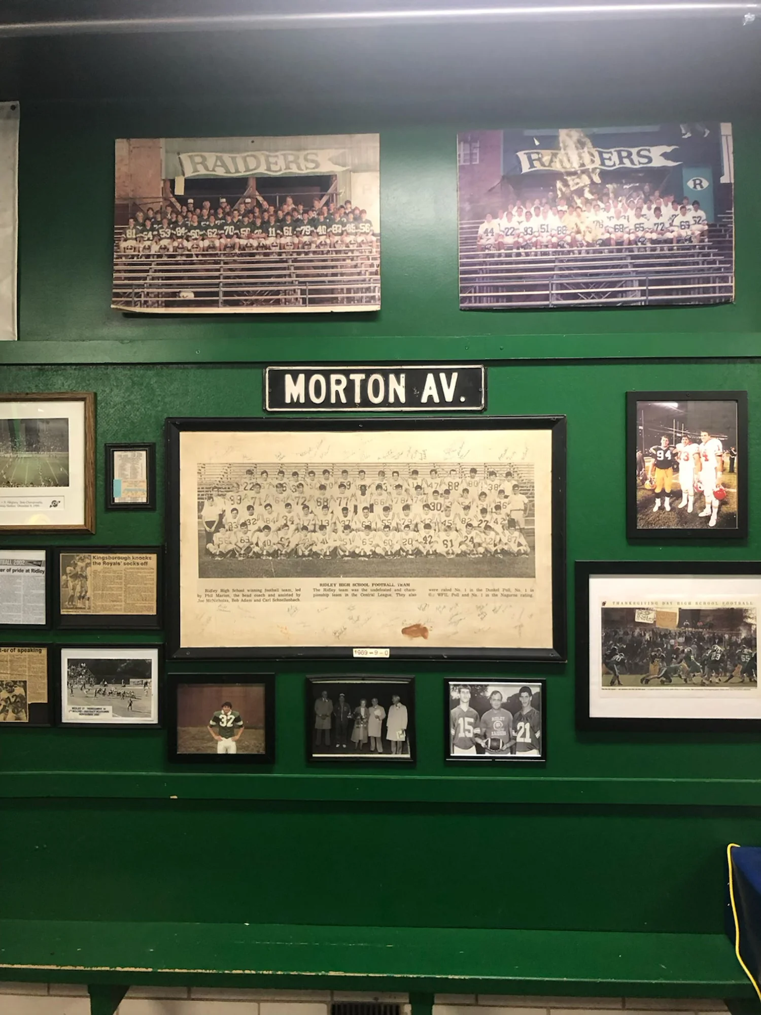 Ridley Football Morton Ave. History
